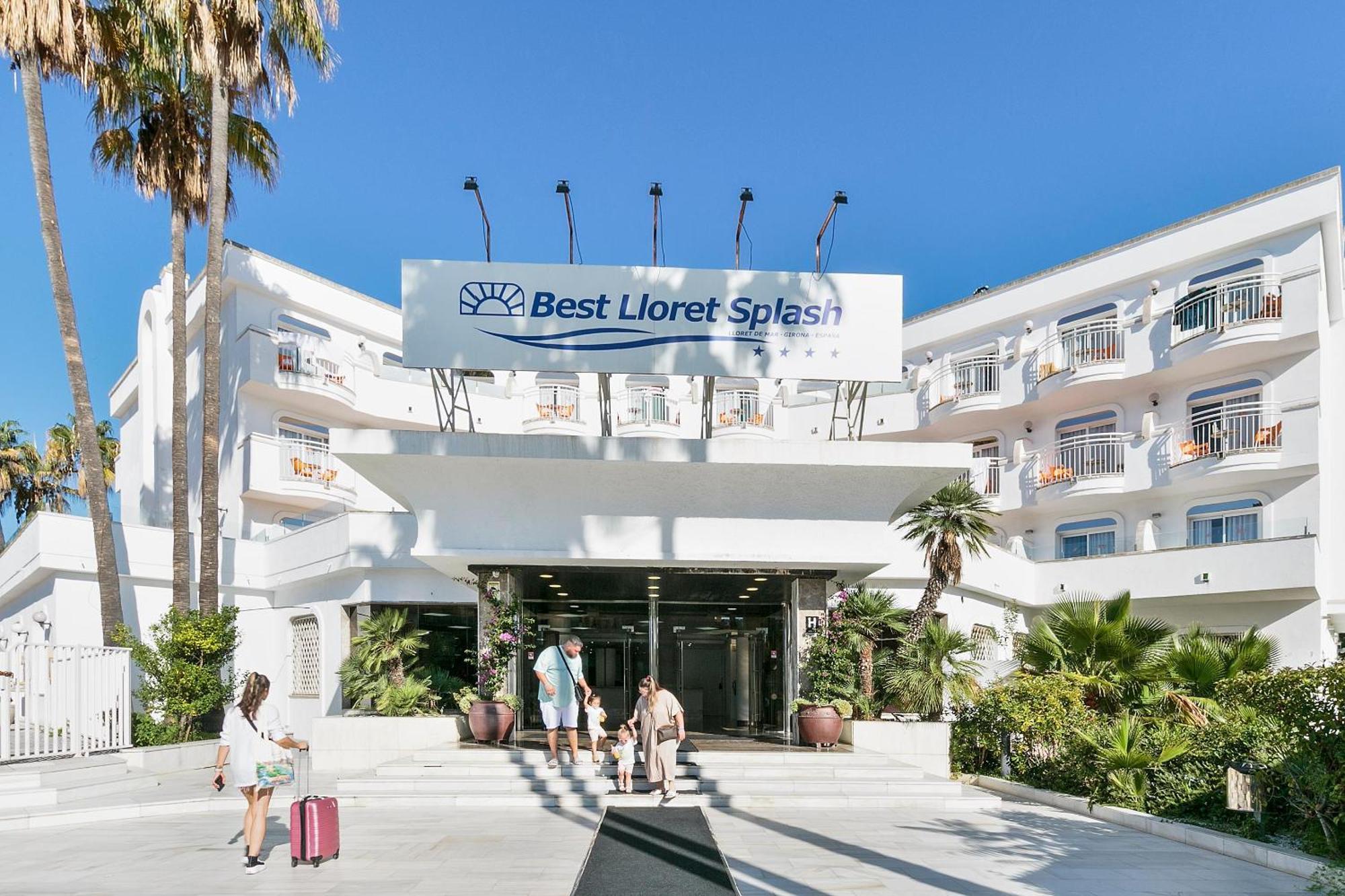 Hotel Best Lloret Splash Lloret de Mar Exteriör bild